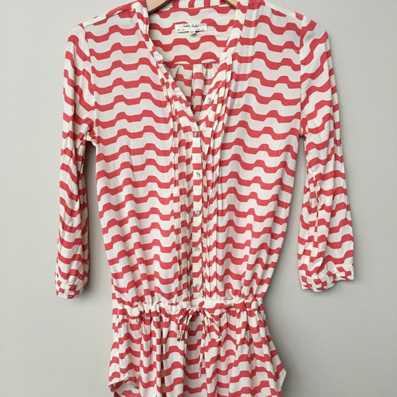 ANTHROPOLOGIE Isabella Sinclair, chevron tunic, XS - Picture 4 of 5